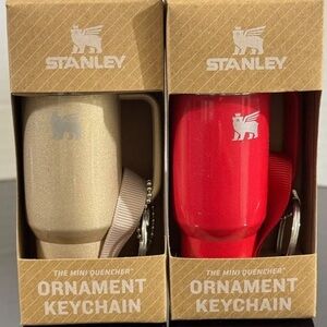 2 Pk Limited Edition Mini Stanley Water Bottle Keychain/Ornaments